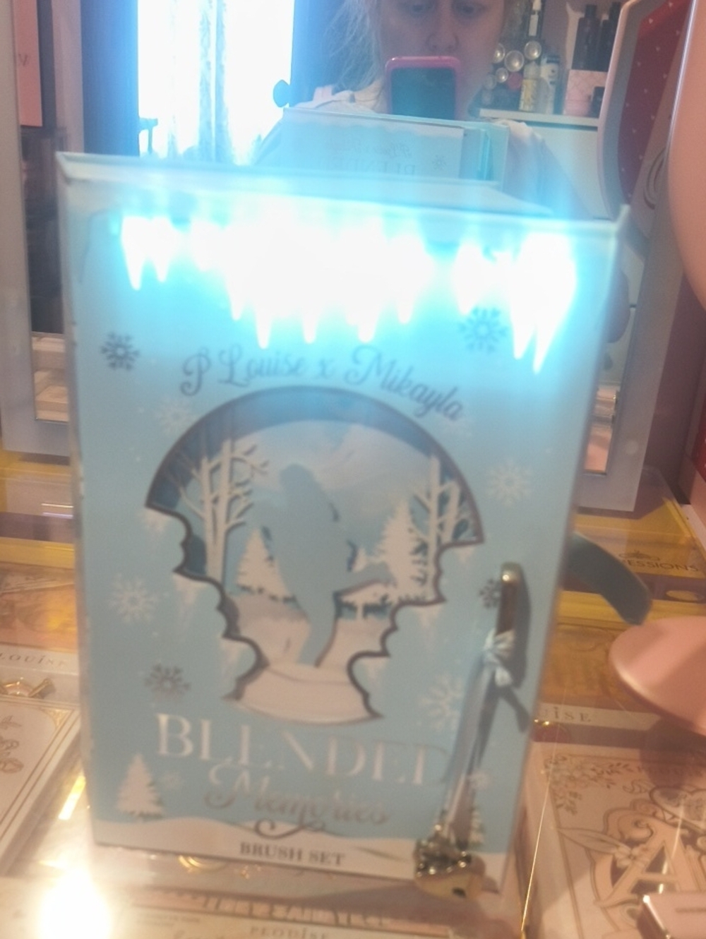 P Louise Makayla Blue Blended Brush Set